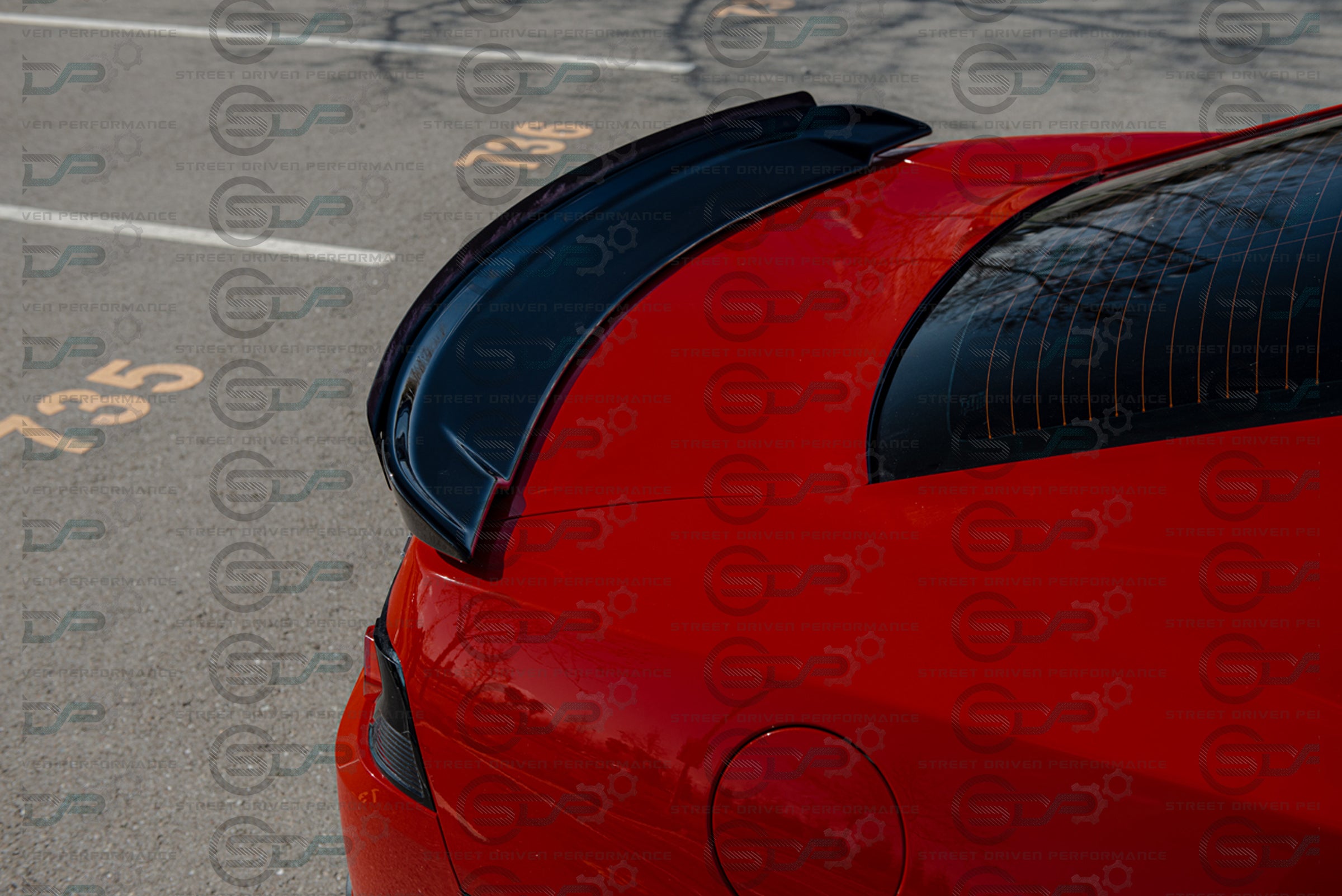 2014-2015 5th Gen Camaro - "ZL1 Style" Rear Trunk Spoiler Wing with Wickerbill - for models